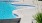 a pool with a slide