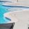 a pool with a slide