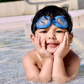 Thoughtful details to elevate your lifestyle a child playing in a pool